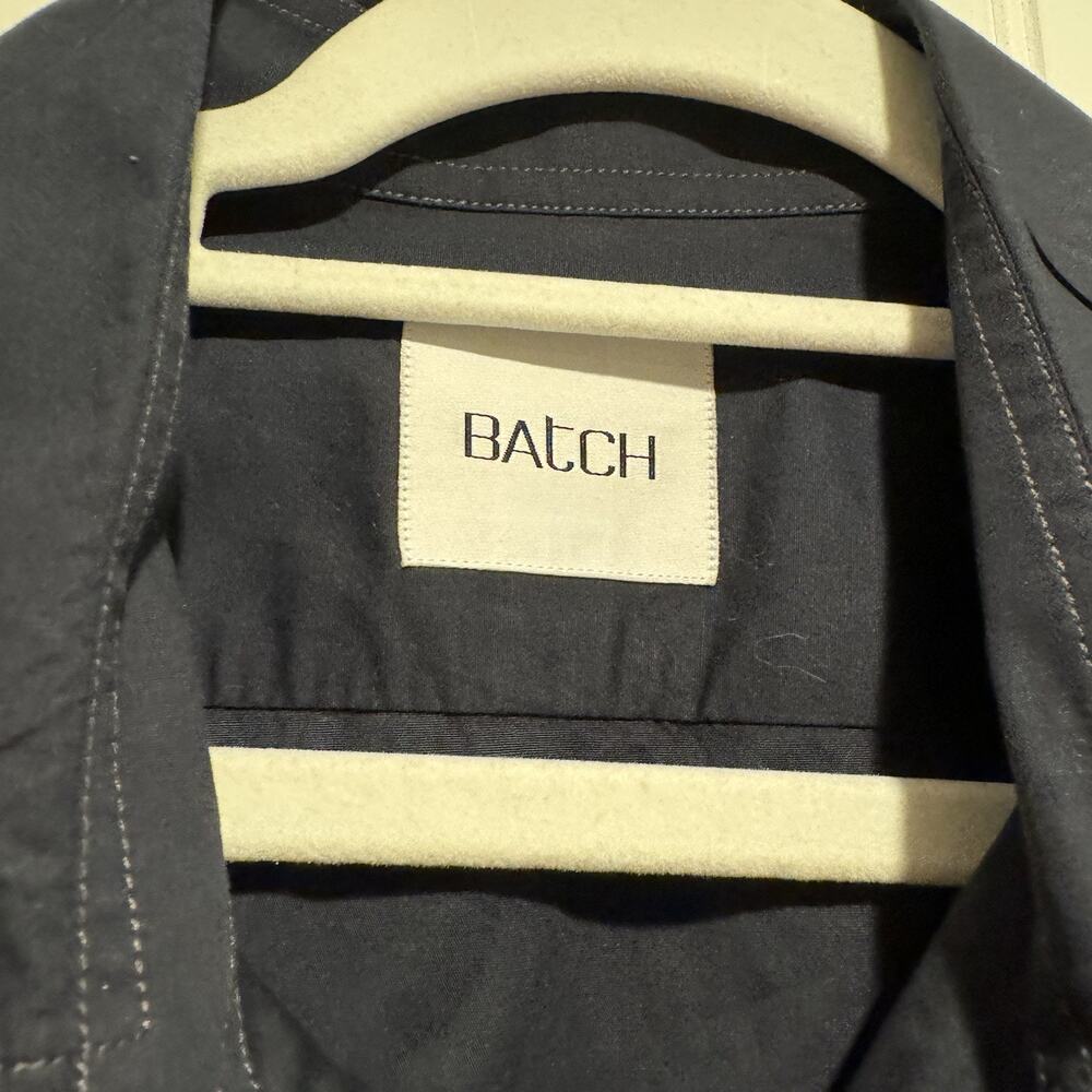 Batch Clothing Navy Blue Cotton Camp Shirt Mens Large - Picture 3 of 6